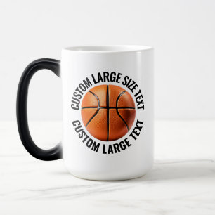 Grote tekst & basketbal 0,45l Douane warmte verand Magische Mok