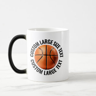 Grote tekst & Basketbal 325ml Aangepaste warmte ve Magische Mok