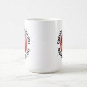 Grote tekst, cricketbal 425g aangepaste warmte ver magische mok (Midden)