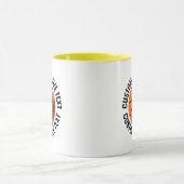 Grote tekst GEEL Combo 11oz Aangepaste Basketbal Mok (Midden)