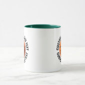 Grote tekst HUN. GREEN Combo 11oz Aangepast basket Mok (Midden)