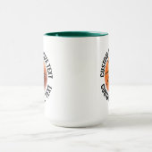 Grote tekst HUN. GREEN Combo 15oz Aangepaste Baske Mok (Midden)