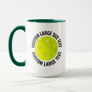 Grote tekst HUN. GREEN Combo 15oz Aangepaste Pickl Mok