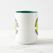 Grote tekst HUN. GREEN Combo 15oz Aangepaste Pickl Mok (Midden)