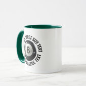 Grote tekst JAGER GROEN Combinatie 11oz Aangepaste Mok (Voorkant links)