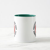 Grote tekst JAGER GROEN Combo 11oz Aangepast Crick Mok (Midden)