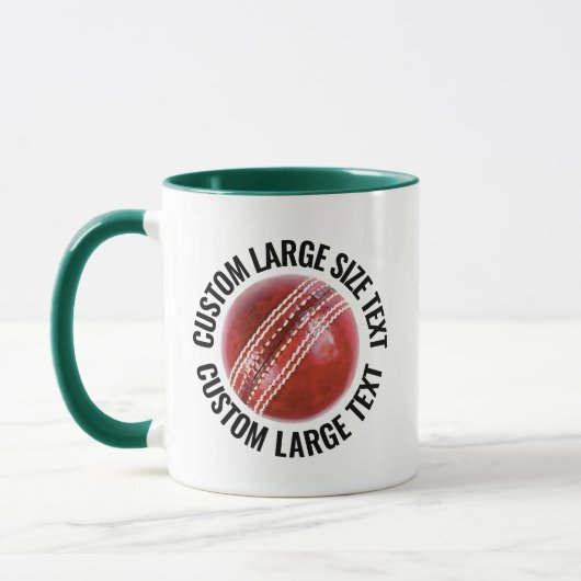 Grote tekst JAGER GROEN Combo 11oz Aangepast Crick Mok (Links)