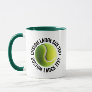 Grote tekst JAGER GROEN Combo 11oz Aangepaste Tenn Mok