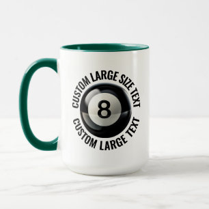 Grote tekst JAGER GROEN Combo 15oz Aangepaste 8 Ba Mok