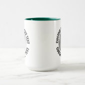 Grote tekst JAGER GROEN Combo 15oz Aangepaste Golf Mok (Midden)