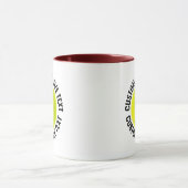 Grote tekst MAROON Combo 11oz Aangepaste Picklebal Mok (Midden)