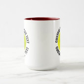 Grote tekst MAROON Combo 15oz Aangepaste Picklebal Mok (Midden)