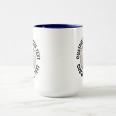 Grote tekst NAVY BLUWEN Combo 15oz Aangepaste Honk Mok (Midden)