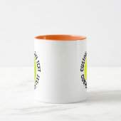 Grote tekst ORANJE Combo 11oz Aangepaste Picklebal Mok (Midden)