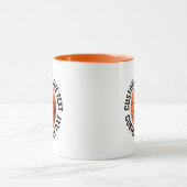 Grote tekst ORANJE Combo 325ml Douanebasketbal Mok (Midden)
