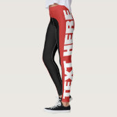 Grote tekst /Personaliseer Leggings (Links)
