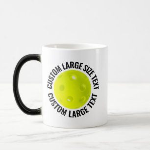 Grote tekst & Pickleball 11oz Aangepaste warmte ve Magische Mok