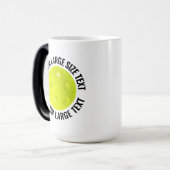 Grote tekst & Pickleball 15oz Aangepaste warmte ve Magische Mok (Voorkant links)
