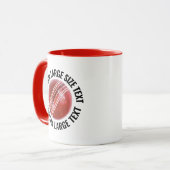 Grote tekst RODE Combo 11oz Aangepast Cricket Mok (Voorkant links)