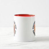 Grote tekst RODE Combo 11oz aangepaste basketbal Mok (Midden)
