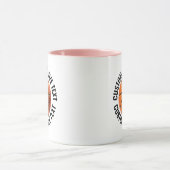 Grote tekst ROZE Combo 11oz Aangepaste Basketbal Mok (Midden)