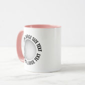 Grote tekst ROZE Combo 11oz Aangepaste Golf Mok (Voorkant links)