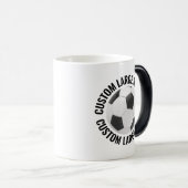 Grote tekst & Voetbal 325ml Aangepaste warmte vera Magische Mok (Voorkant rechts)