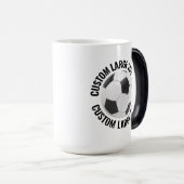 Grote tekst & Voetbal 445ml Aangepaste warmte vera Magische Mok (Voorkant rechts)