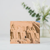 Grote tempel van Abu Simbel - Ramses II - Egypte Briefkaart (Staand voorkant)