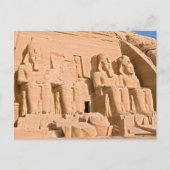 Grote tempel van Abu Simbel - Ramses II - Egypte Briefkaart (Voorkant)