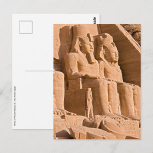 Grote tempel van Abu Simbel - Ramses II - Egypte Briefkaart