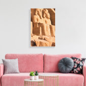 Grote tempel van Abu Simbel - Ramses II - Egypte Canvas Afdruk (Insitu (Woonkamer))