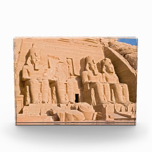 Grote tempel van Abu Simbel - Ramses II - Egypte Fotoblokken (Voorkant)