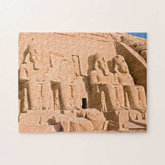 Grote tempel van Abu Simbel - Ramses II - Egypte Legpuzzel (Horizontaal)