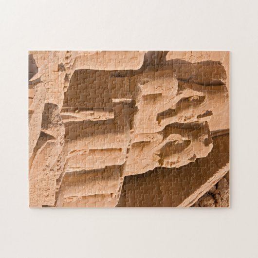 Grote tempel van Abu Simbel - Ramses II - Egypte Legpuzzel (Horizontaal)