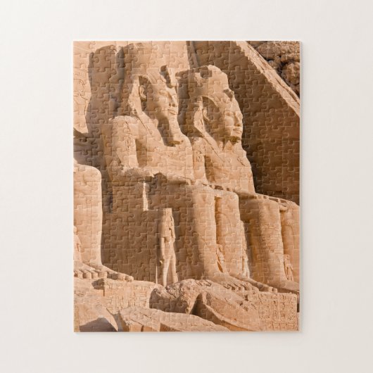 Grote tempel van Abu Simbel - Ramses II - Egypte Legpuzzel (Verticaal)