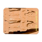 Grote tempel van Abu Simbel - Ramses II - Egypte Magneet (Horizontaal)