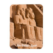 Grote tempel van Abu Simbel - Ramses II - Egypte Magneet (Verticaal)