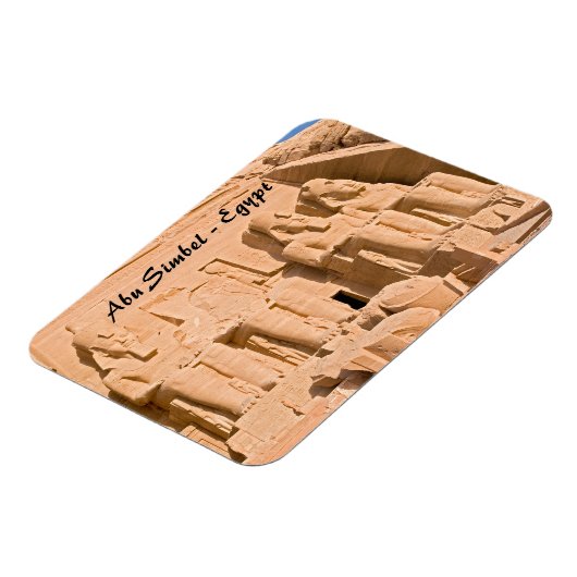 Grote tempel van Abu Simbel - Ramses II - Egypte Magneet (Linkerzijde)