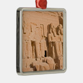 Grote tempel van Abu Simbel - Ramses II - Egypte Metalen Ornament (Rechts)