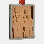 Grote tempel van Abu Simbel - Ramses II - Egypte Metalen Ornament (Rechts)