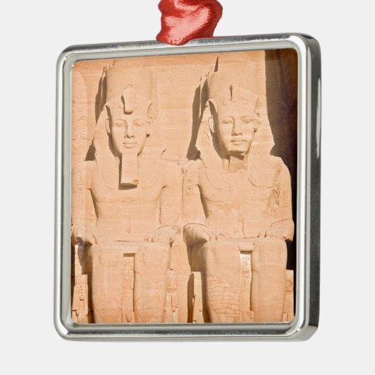 Grote tempel van Abu Simbel - Ramses II - Egypte Metalen Ornament (Links)
