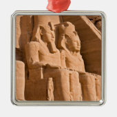 Grote tempel van Abu Simbel - Ramses II - Egypte Metalen Ornament (Voorkant)