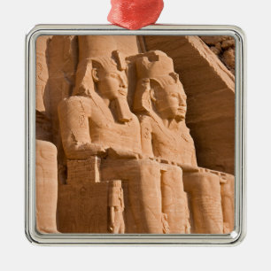 Grote tempel van Abu Simbel - Ramses II - Egypte Metalen Ornament