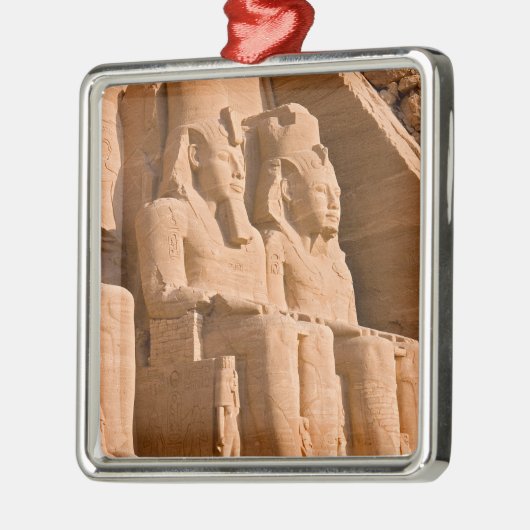 Grote tempel van Abu Simbel - Ramses II - Egypte Metalen Ornament (Links)