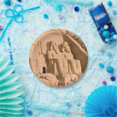 Grote tempel van Abu Simbel - Ramses II - Egypte Papieren Bordje (Feest)