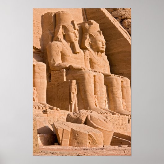 Grote Tempel van Abu Simbel - Ramses II - Egypte Poster (Voorkant)