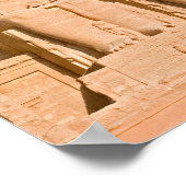 Grote tempel van Abu Simbel - Ramses II - Egypte Poster (Hoek)