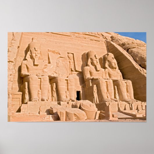Grote tempel van Abu Simbel - Ramses II - Egypte Poster (Voorkant)