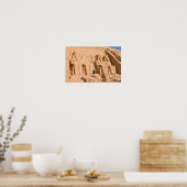 Grote tempel van Abu Simbel - Ramses II - Egypte Poster (Keuken)